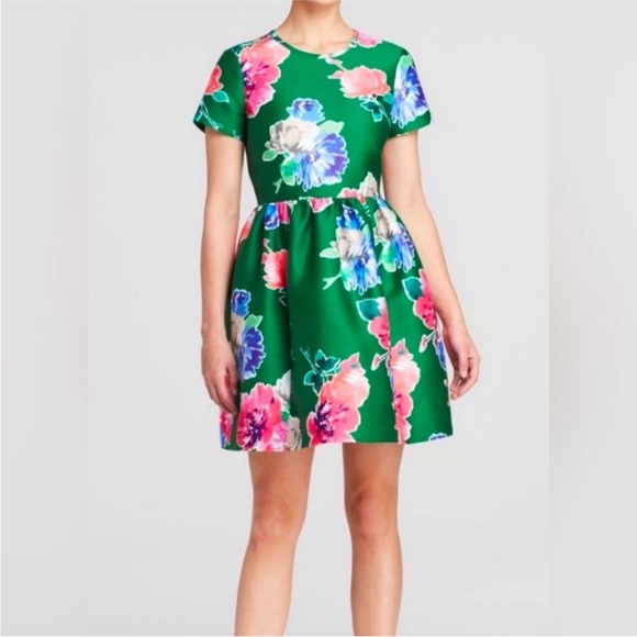 kate spade Dresses & Skirts - Kate Spade Green and Pink Floral Dress